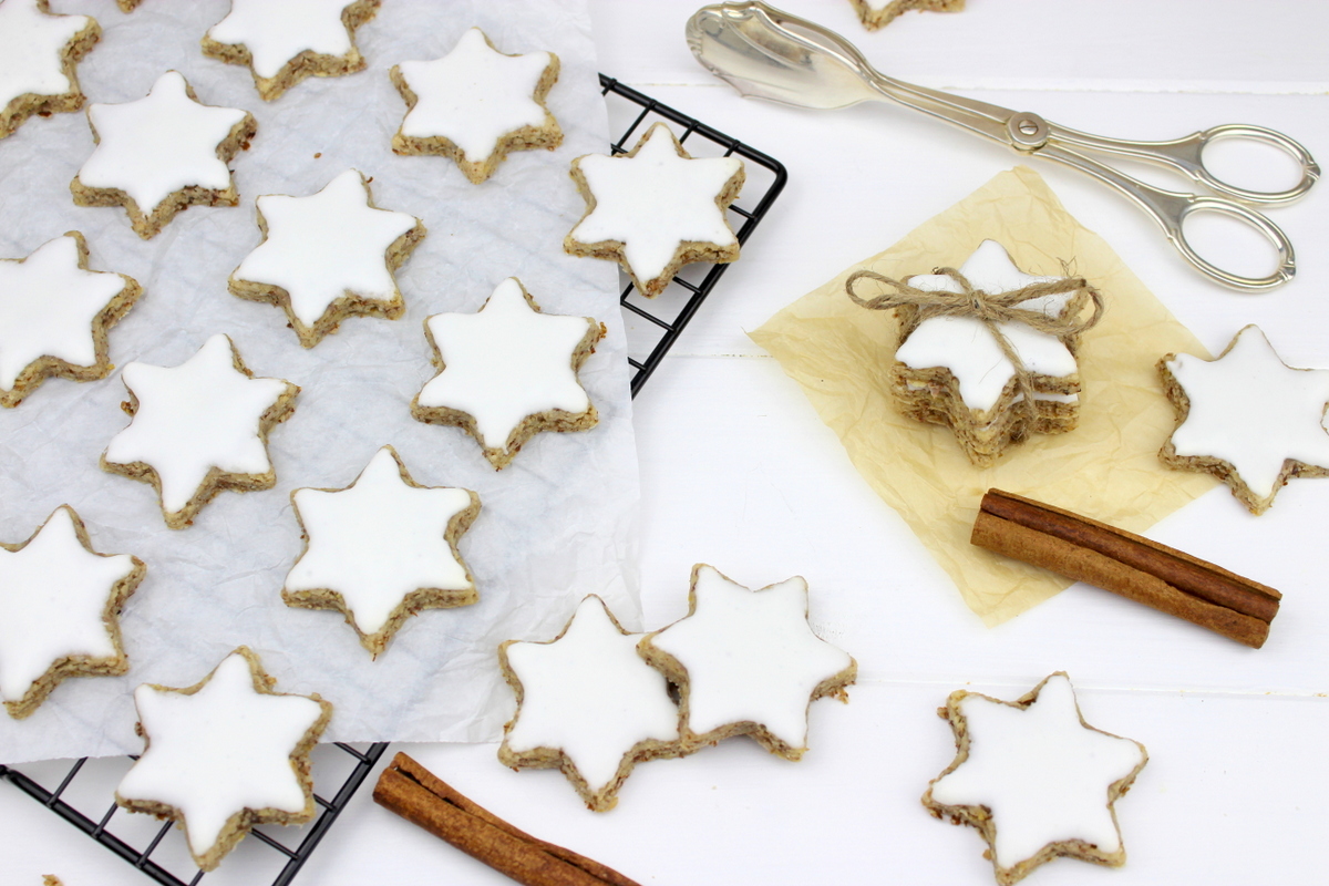 Rezept - Zimtsterne einfach selber machen - die besten Kekse zur Weihnachtszeit