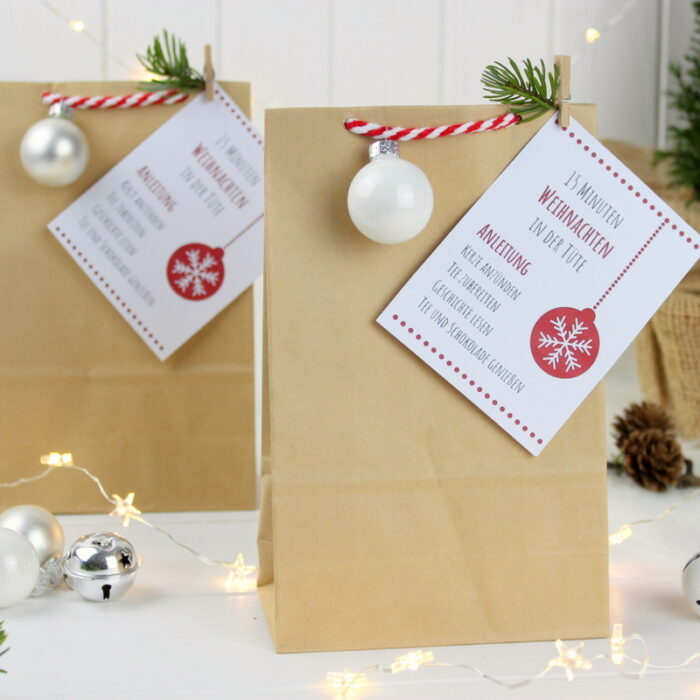 15 Minuten Weihnachten in der Tüte