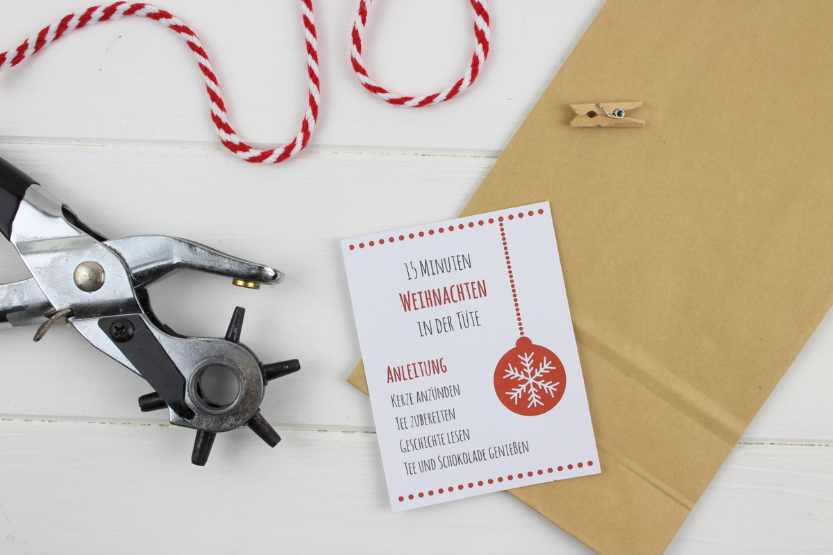 15 Minuten Weihnachten in der Tüte