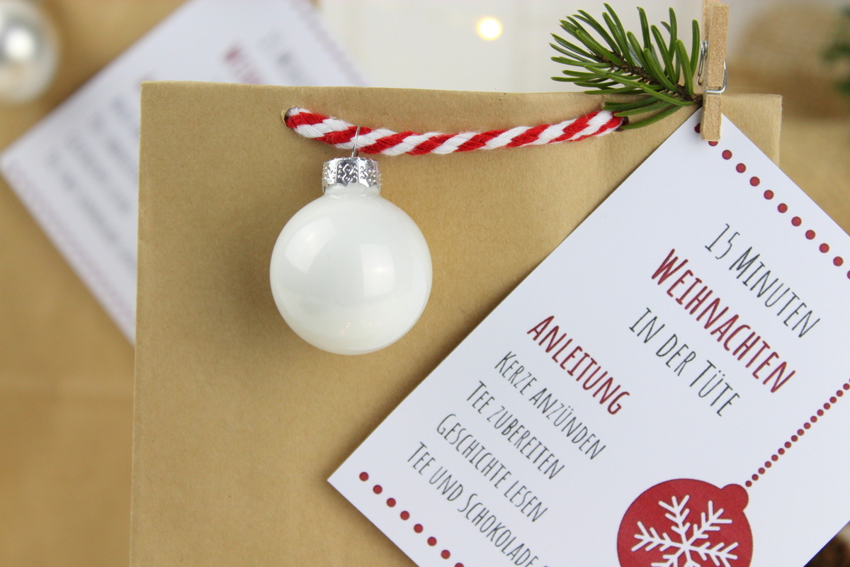 15 Minuten Weihnachten in der Tüte