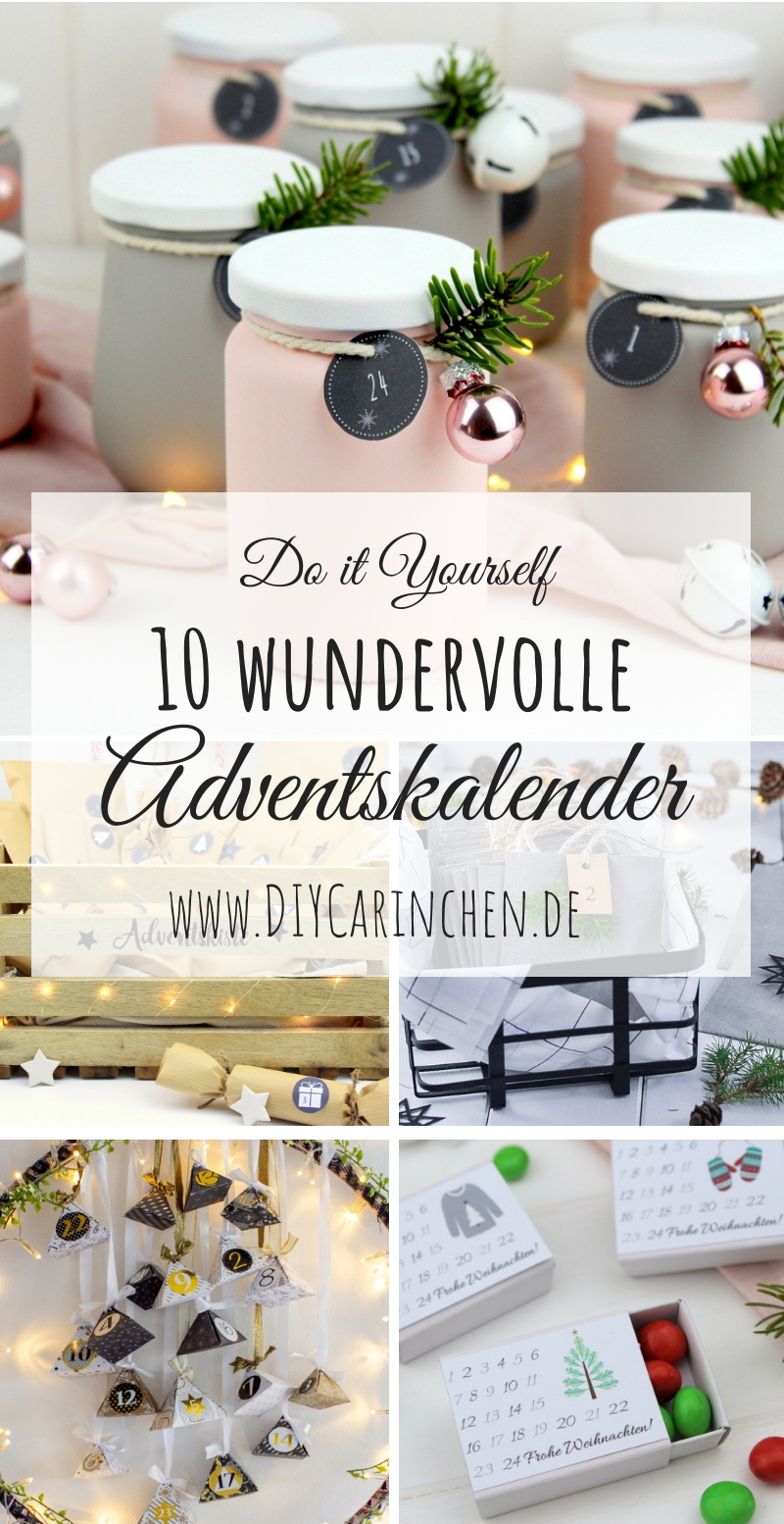 10 Bastelideen für selbstgemachte Adventskalender