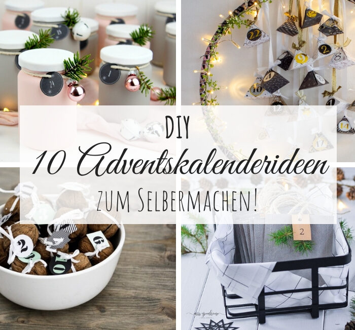 10 Bastelideen für selbstgemachte Adventskalender