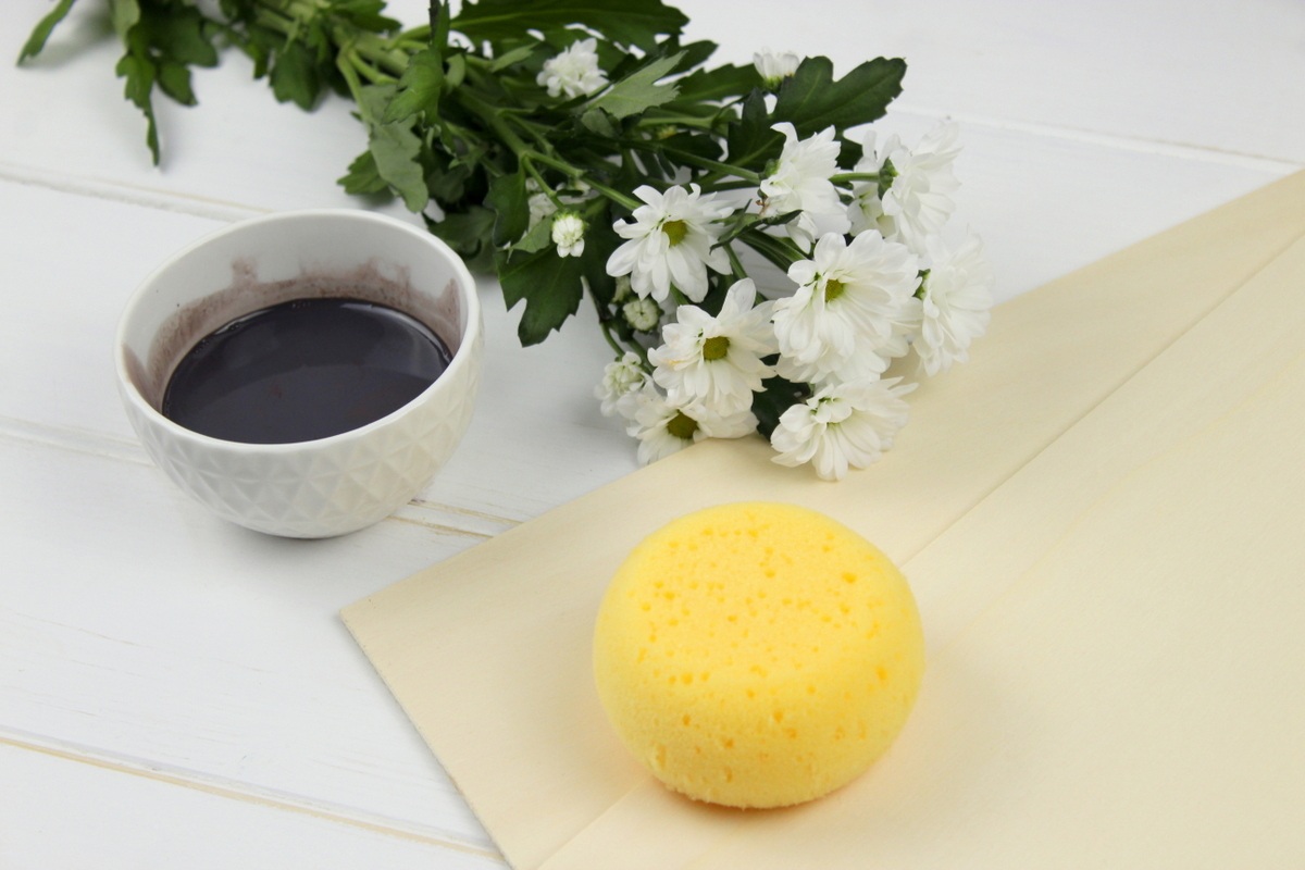 DIY String Art Wandbild Vase mit Blumen