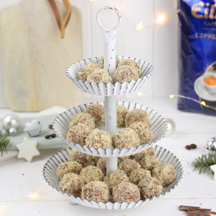 Rezept – Schoko-Haselnuss-Kaffee Pralinen einfach und schnell selber machen mit EILLES