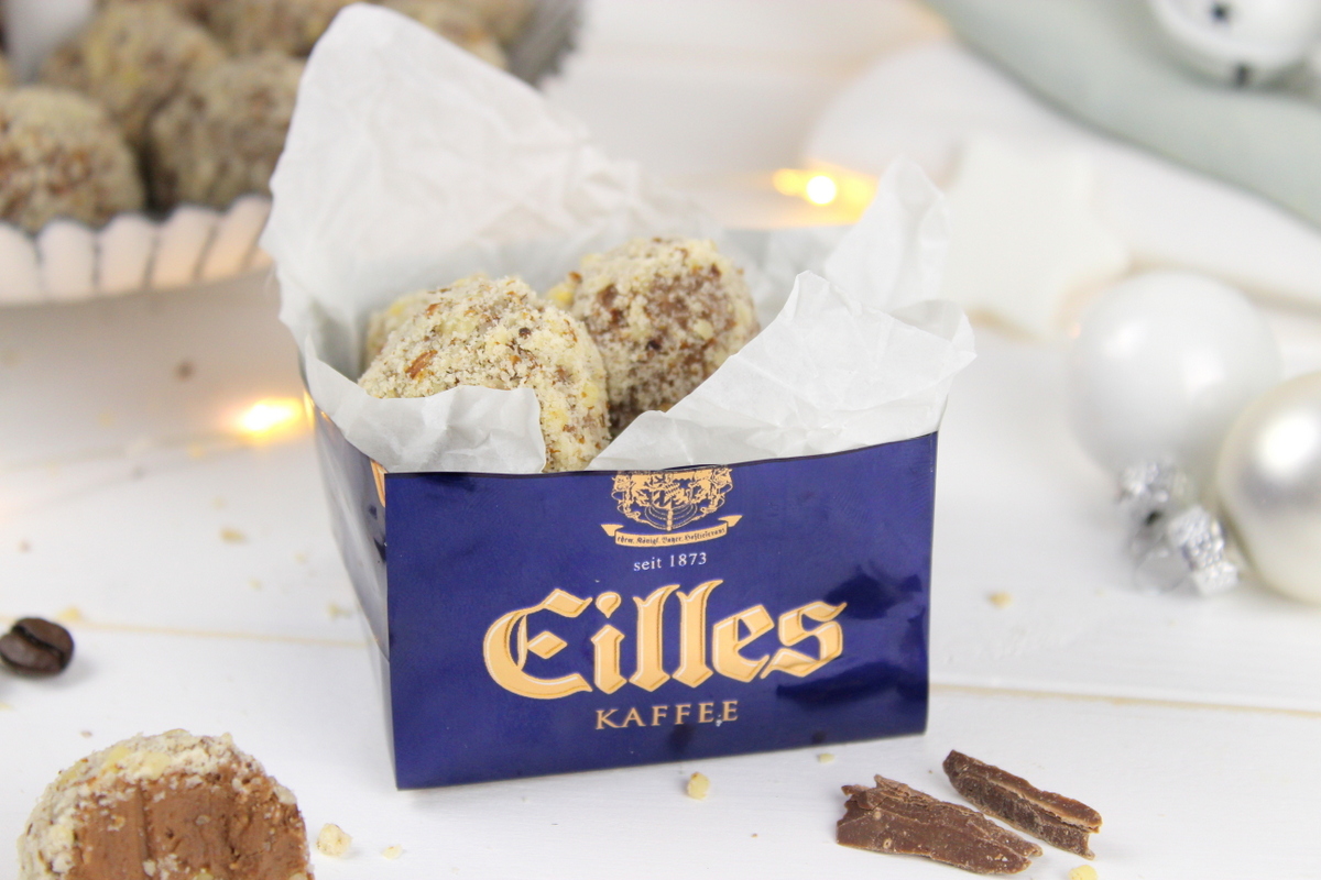 Rezept Schoko-Haselnuss-Kaffee Pralinen