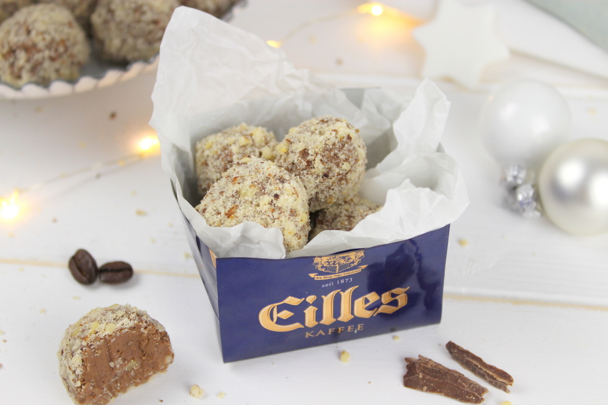 Rezept Schoko-Haselnuss-Kaffee Pralinen