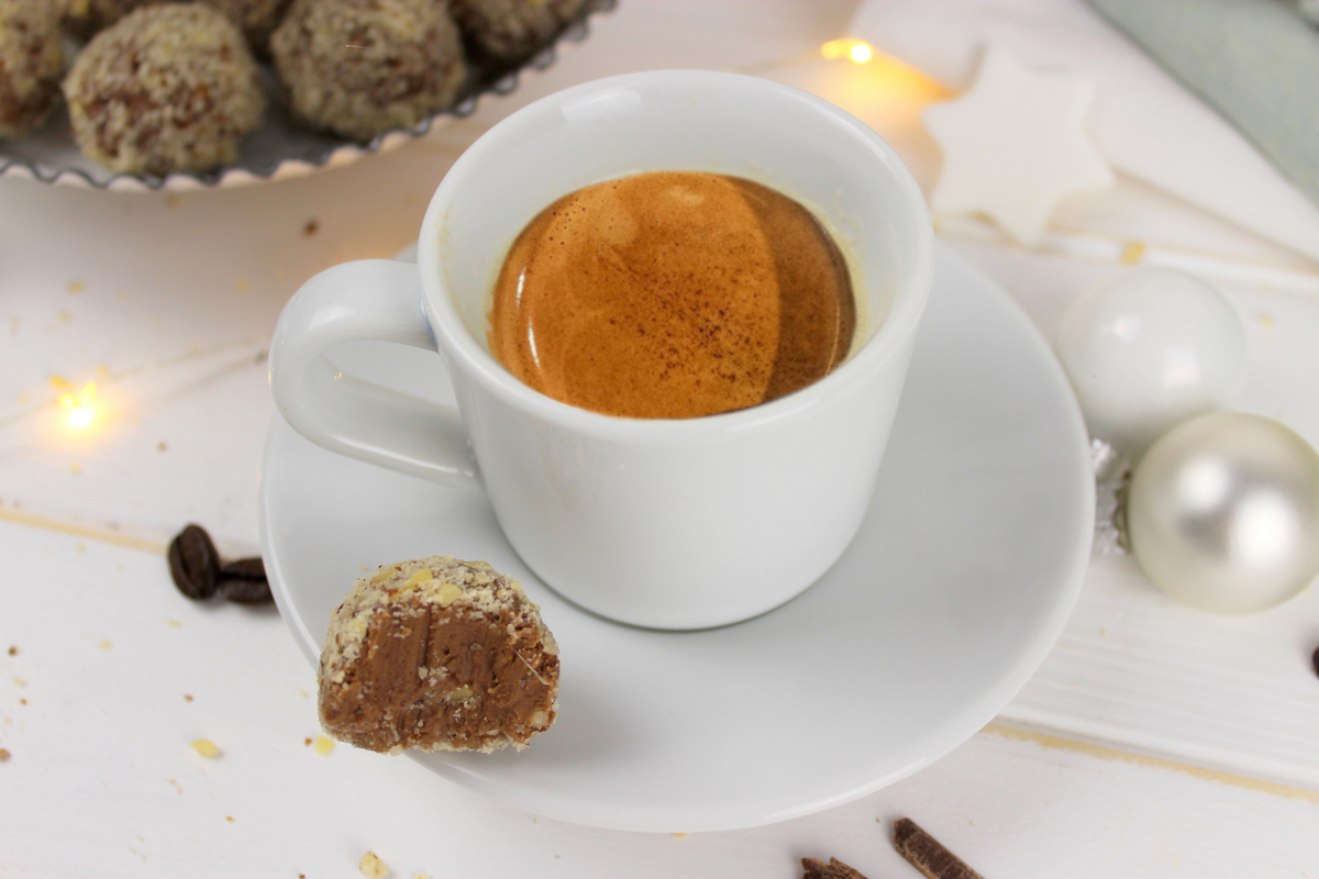 Rezept Schoko-Haselnuss-Kaffee Pralinen
