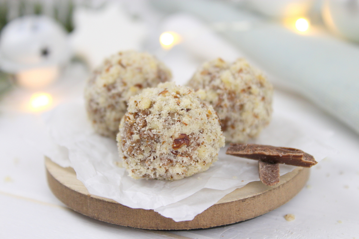 Rezept Schoko-Haselnuss-Kaffee Pralinen
