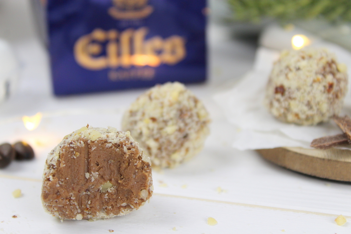 Rezept Schoko-Haselnuss-Kaffee Pralinen
