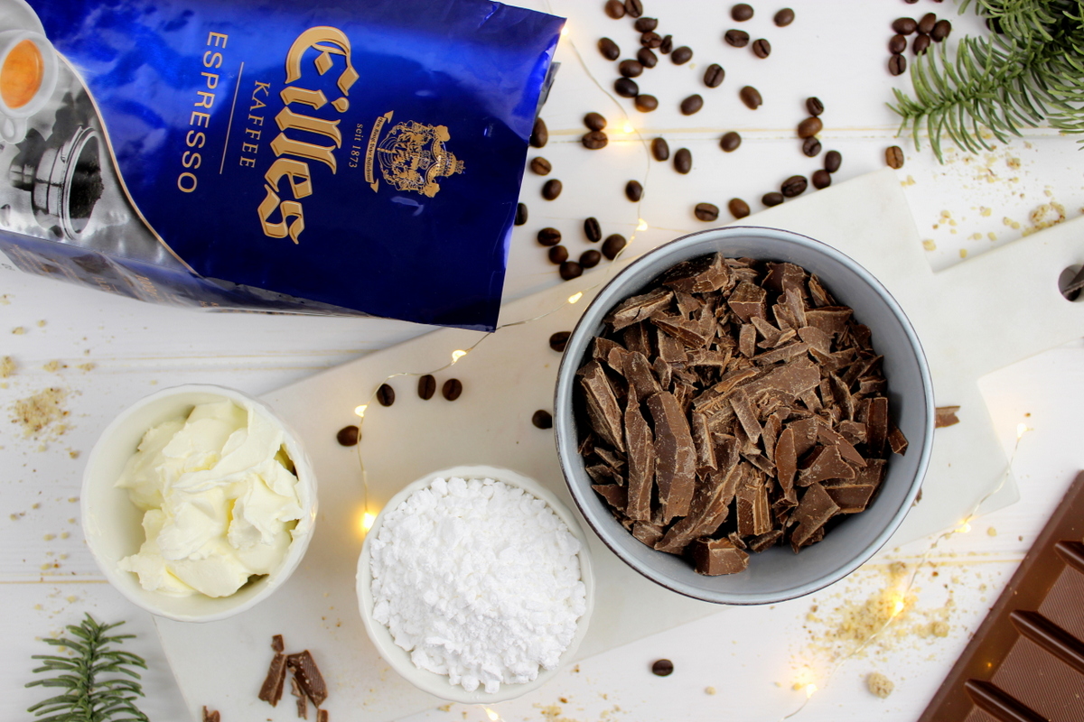 Rezept Schoko-Haselnuss-Kaffee Pralinen