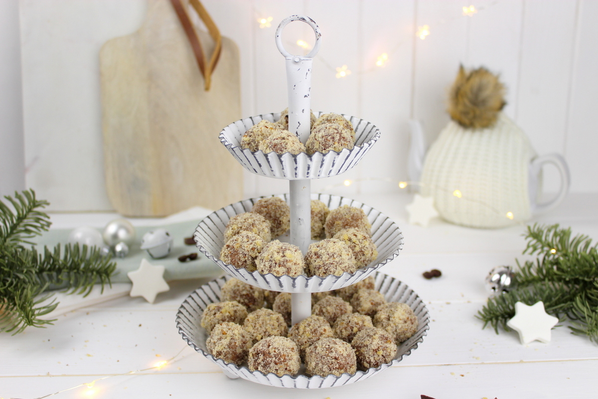 Rezept Schoko-Haselnuss-Kaffee Pralinen