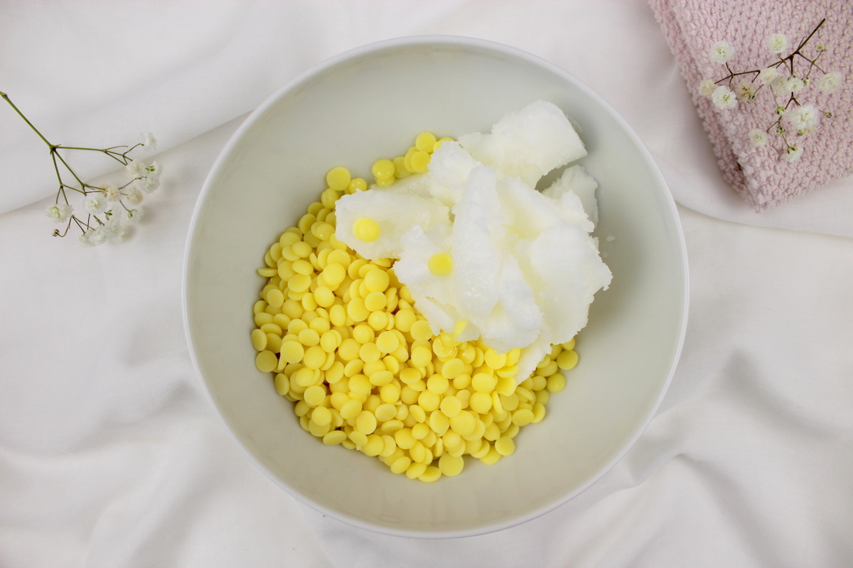 DIY Bodylotion in Vanille und Kokos in einem Einmachglas Kosmetik