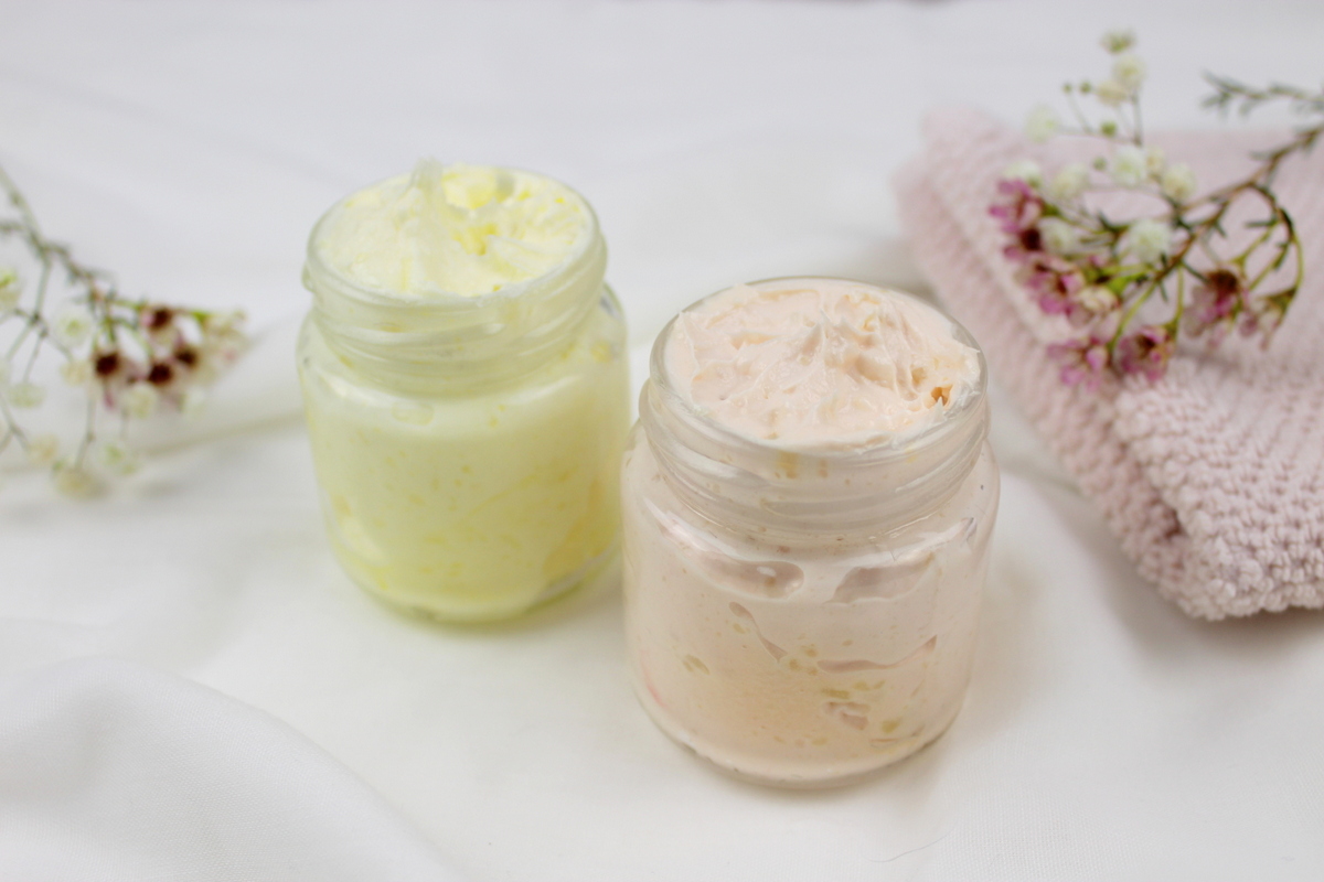 DIY Bodylotion in Vanille und Kokos in einem Einmachglas Kosmetik