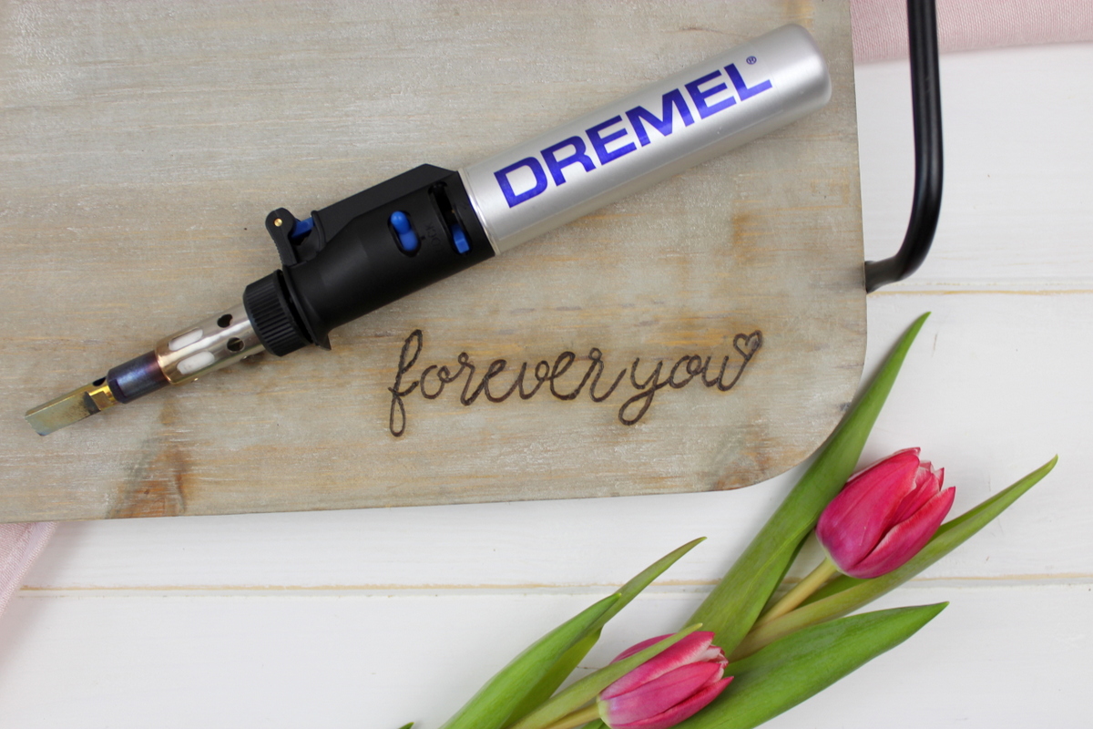 DIY Brandmalerei auf Holz - Geschenk Valentinstag