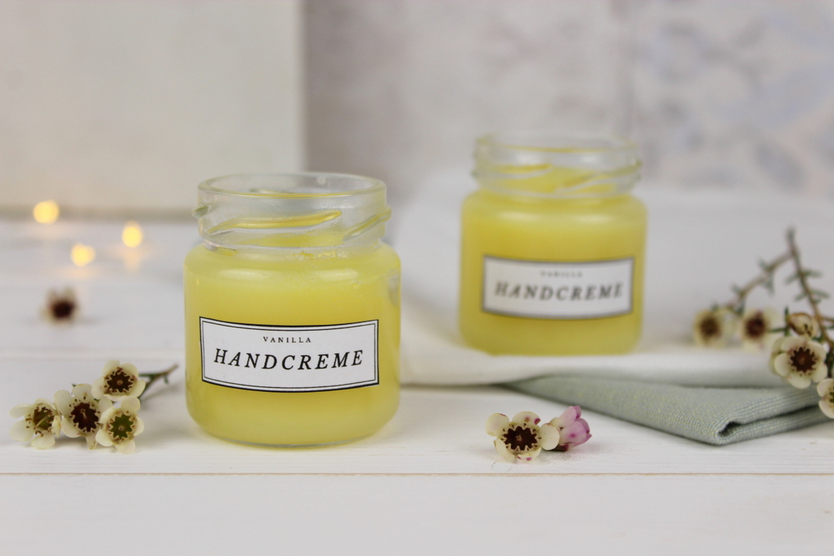 DIY Handcreme aus 3 Zutaten selber machen im Einmachglas