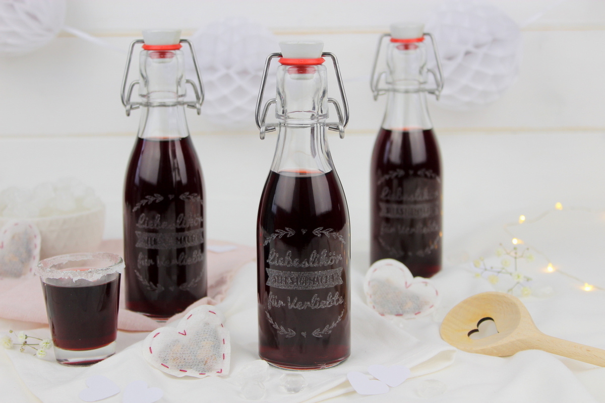 Rezept Liebeslikör / Heiße-Liebe-Likör selber machen