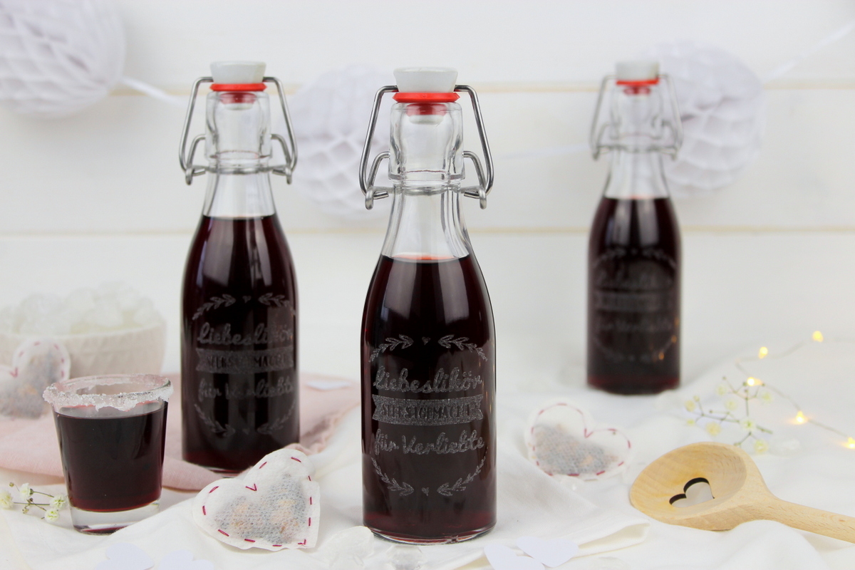 Rezept Liebeslikör / Heiße-Liebe-Likör selber machen