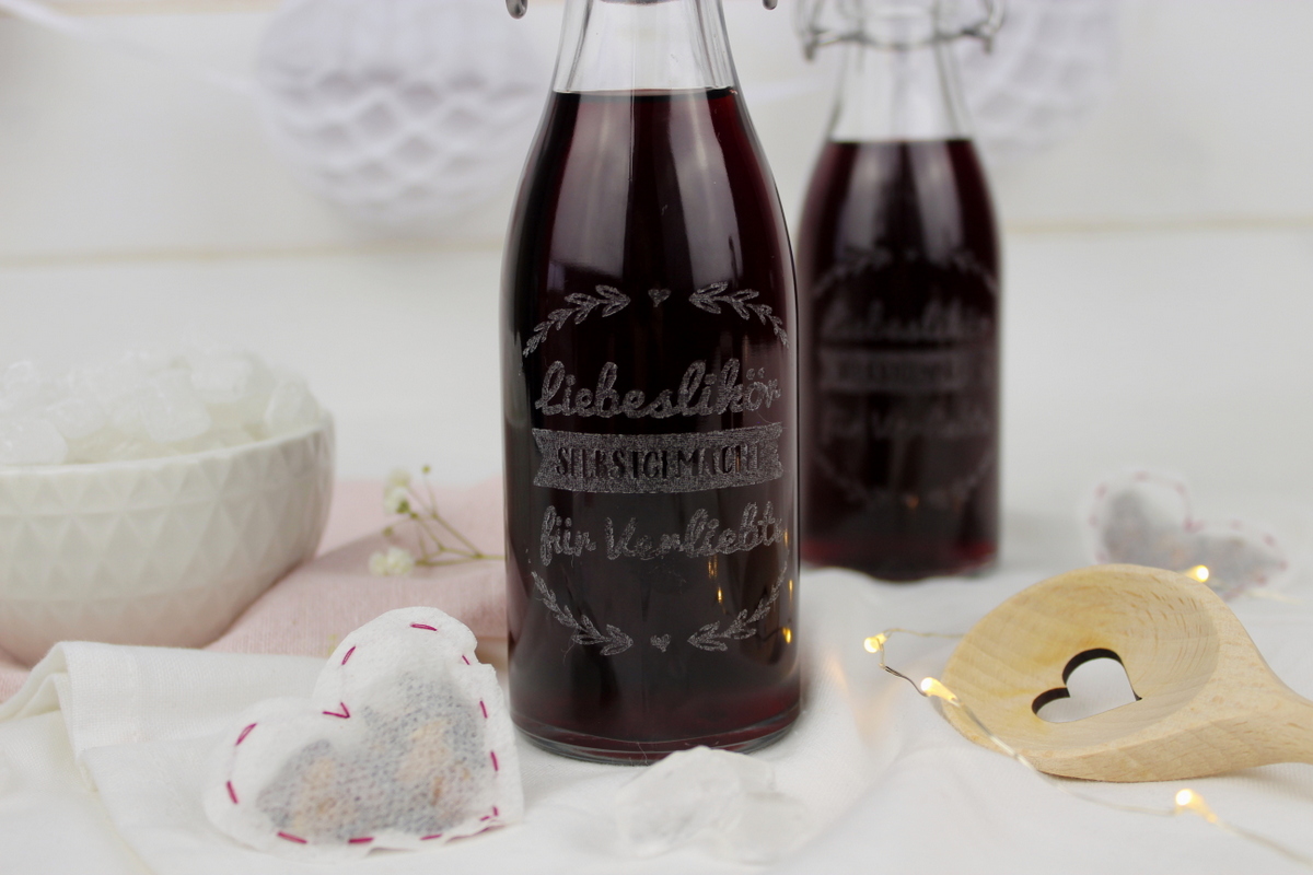 Rezept Liebeslikör / Heiße-Liebe-Likör selber machen