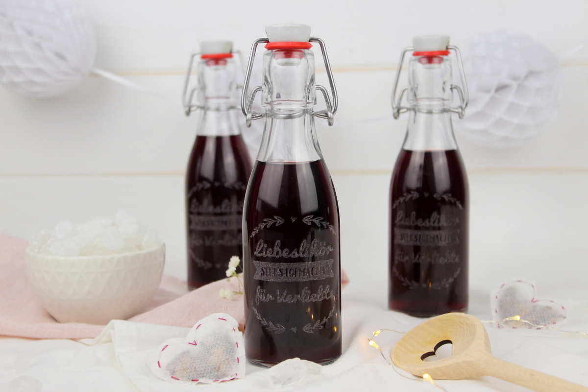 Rezept Liebeslikör / Heiße-Liebe-Likör selber machen