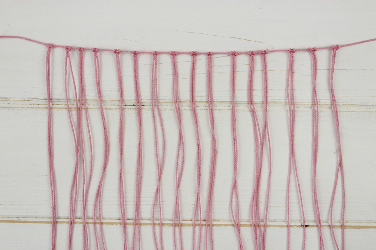 DIY Makramee Windlichter Kreuzknoten knüpfen