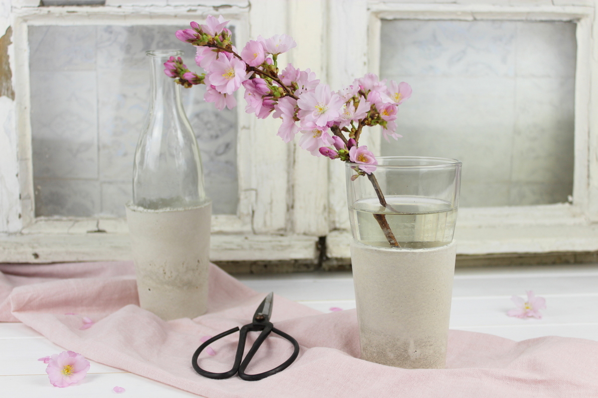 DIY Betonvase selber machen / gießen