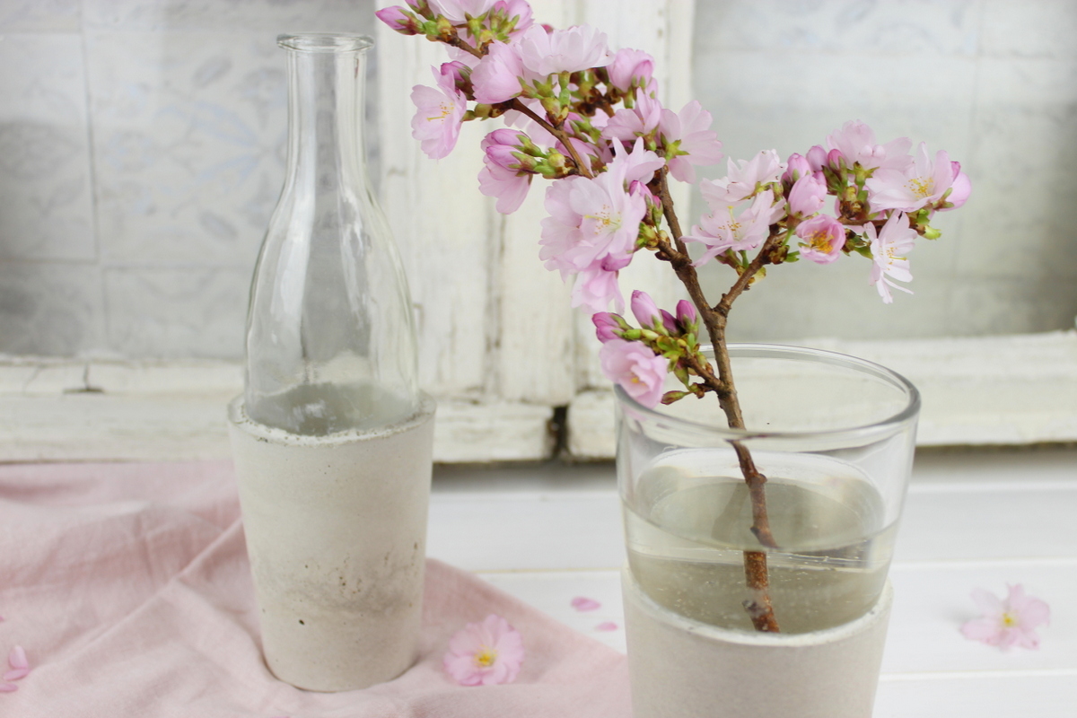 DIY Betonvase selber machen / gießen