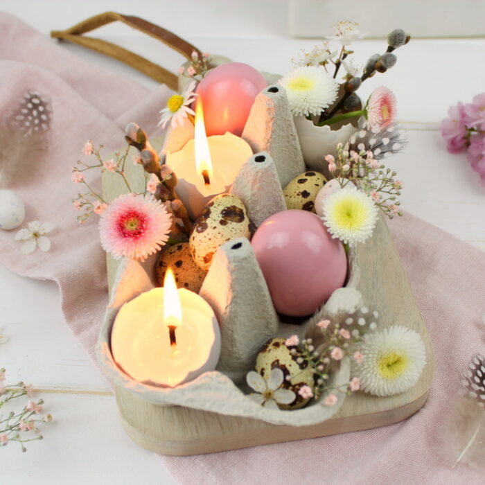 DIY – wunderschöne Tischdeko zu Ostern einfach selber machen