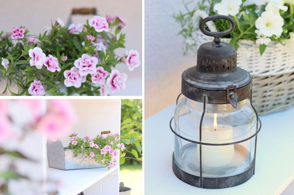 Selbstgebautes Gartenregal aus Holz + Bauplan