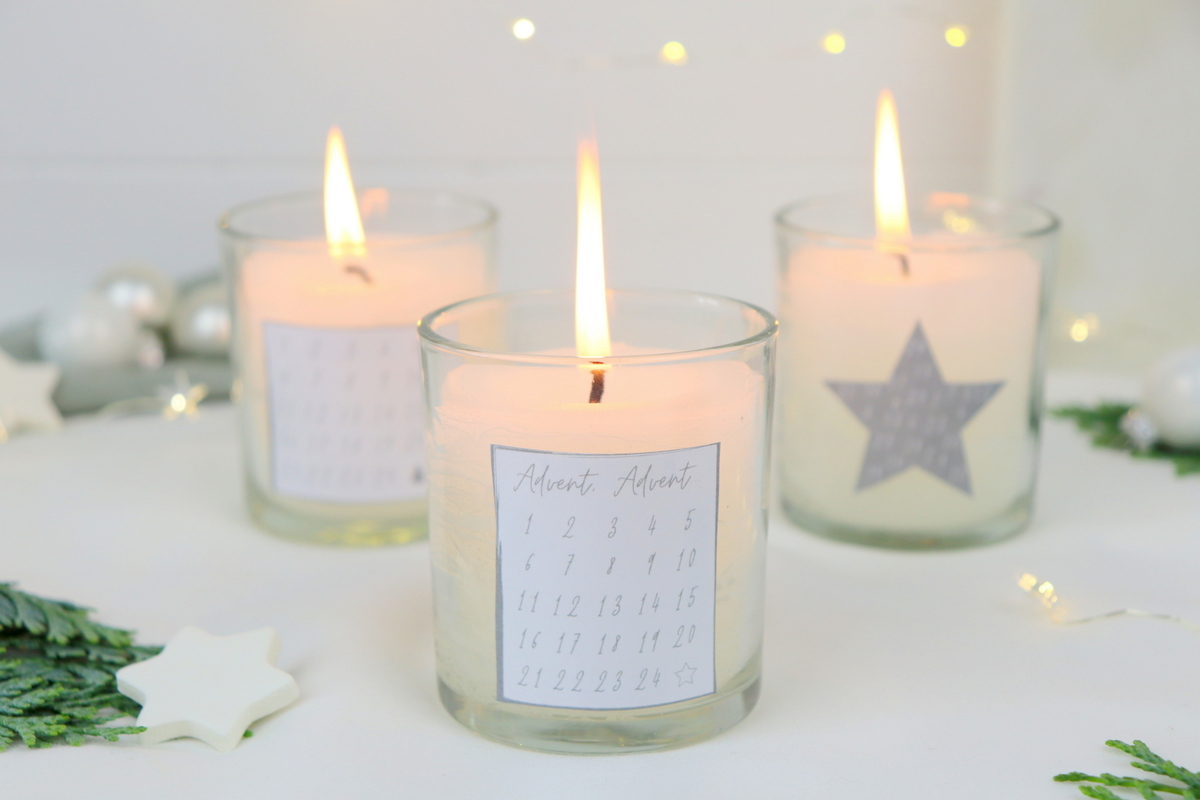 DIY Mini Kerzen Adventskalender selber gießen / machen