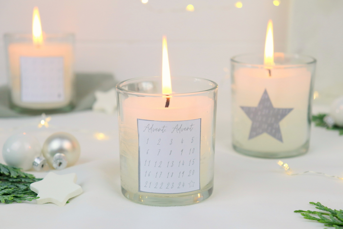DIY Mini Kerzen Adventskalender selber gießen / machen