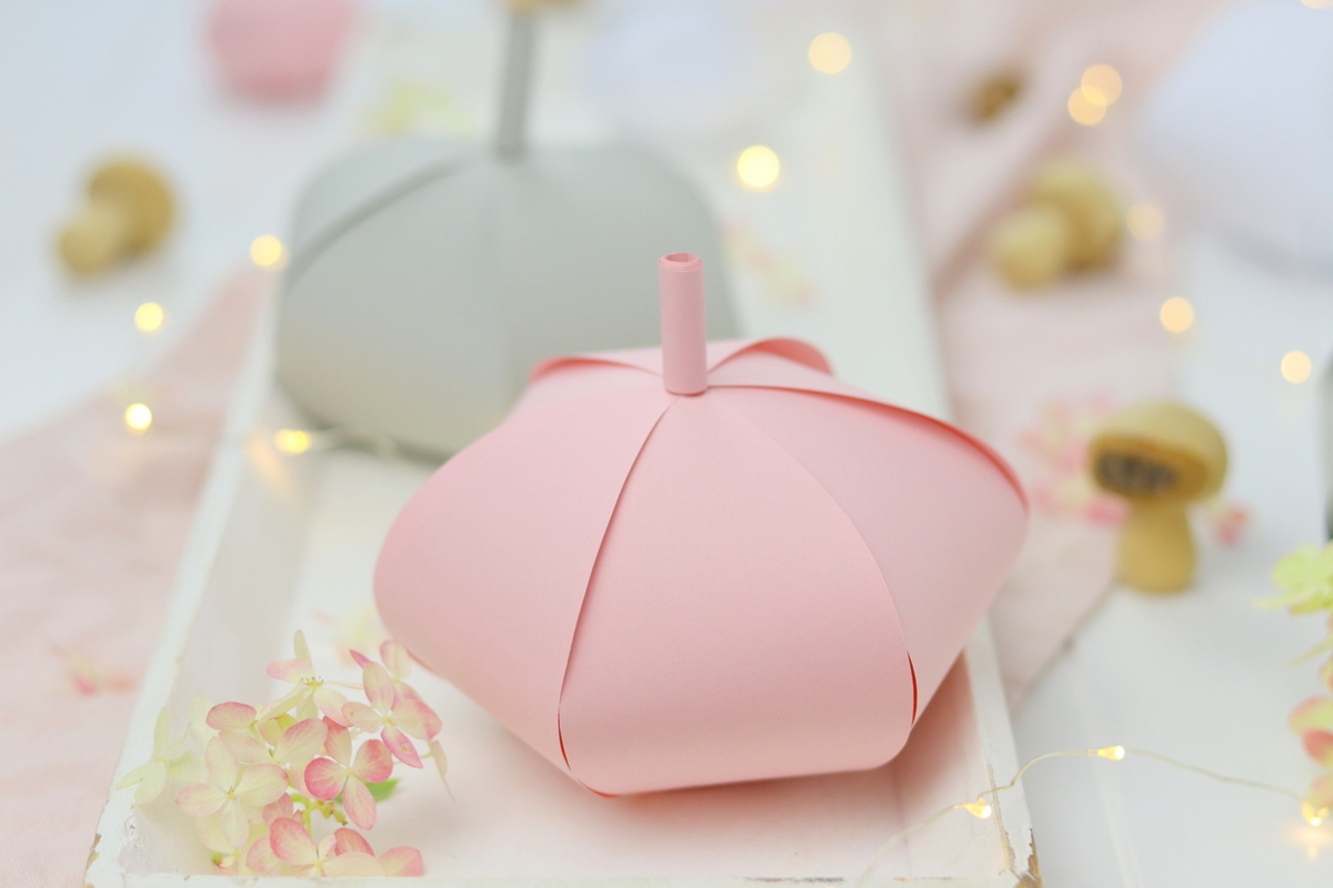 DIY selbstgemachter Kürbis aus Papier / Papier Kürbisse