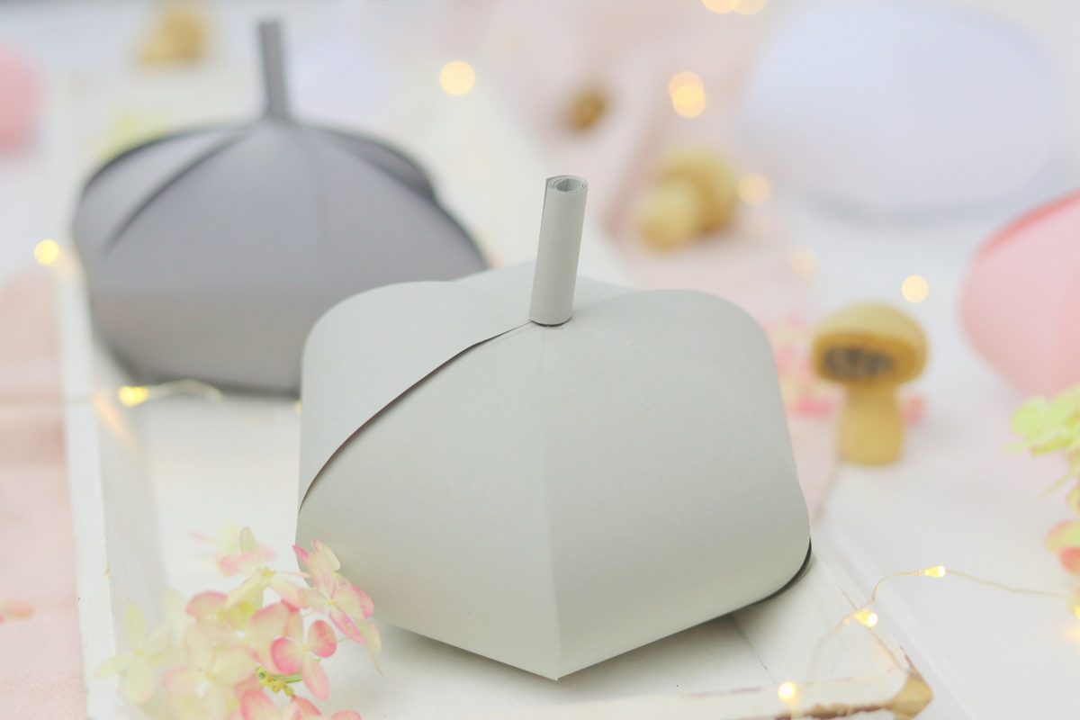 DIY selbstgemachter Kürbis aus Papier / Papier Kürbisse