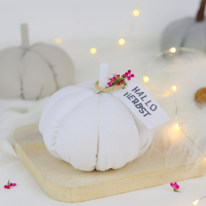 DIY – Kürbisse aus Stoff einfach selber nähen – wunderschöne Herbstdeko