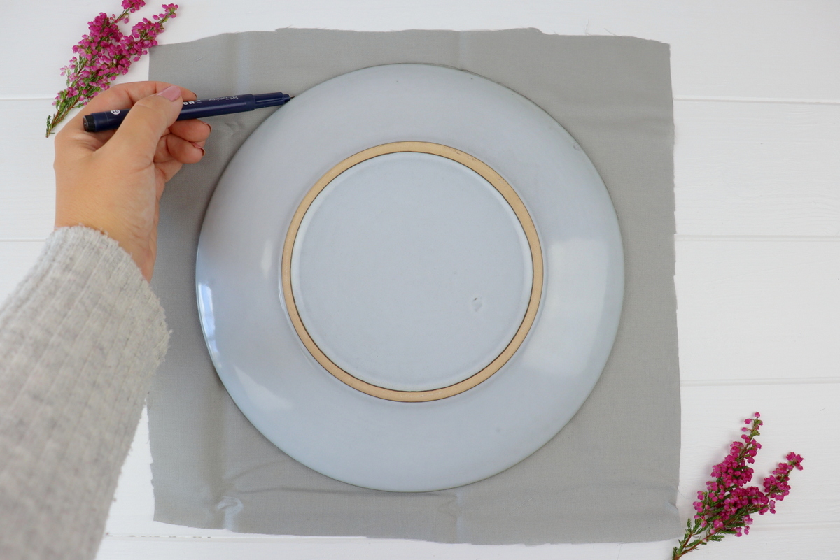 DIY selbstgenähte Stoffkürbisse als Herbstdeko