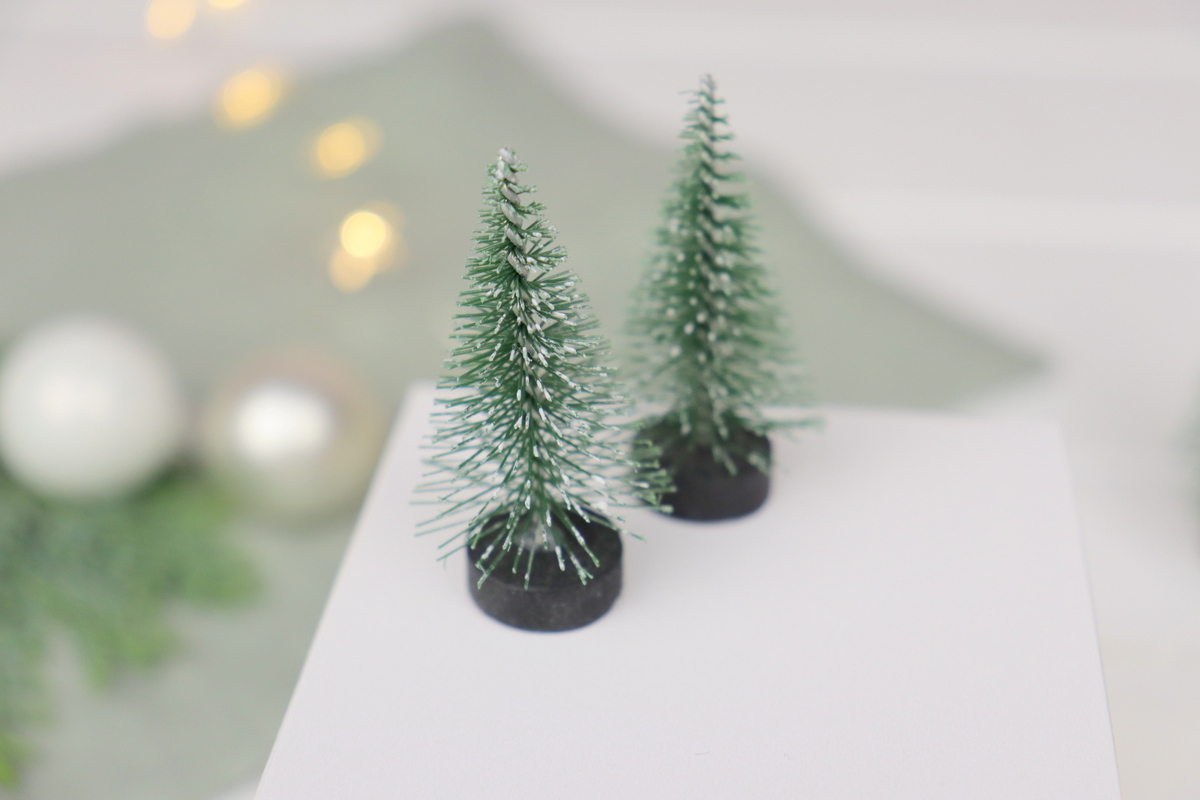 DIY Adventskalender mit Tannenbäumen selber machen