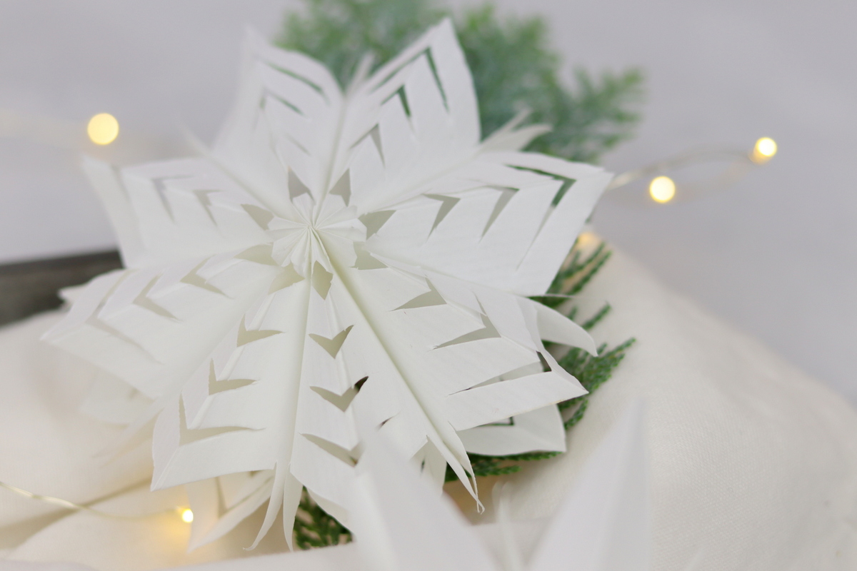 DIY - selbstgemachte mini 3D Sterne aus Papier / Brotütensterne