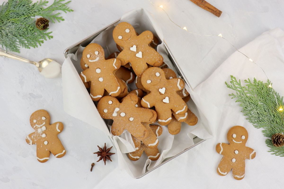 leckeres Weihnachtplätzchen Lebkuchenmänner Rezept