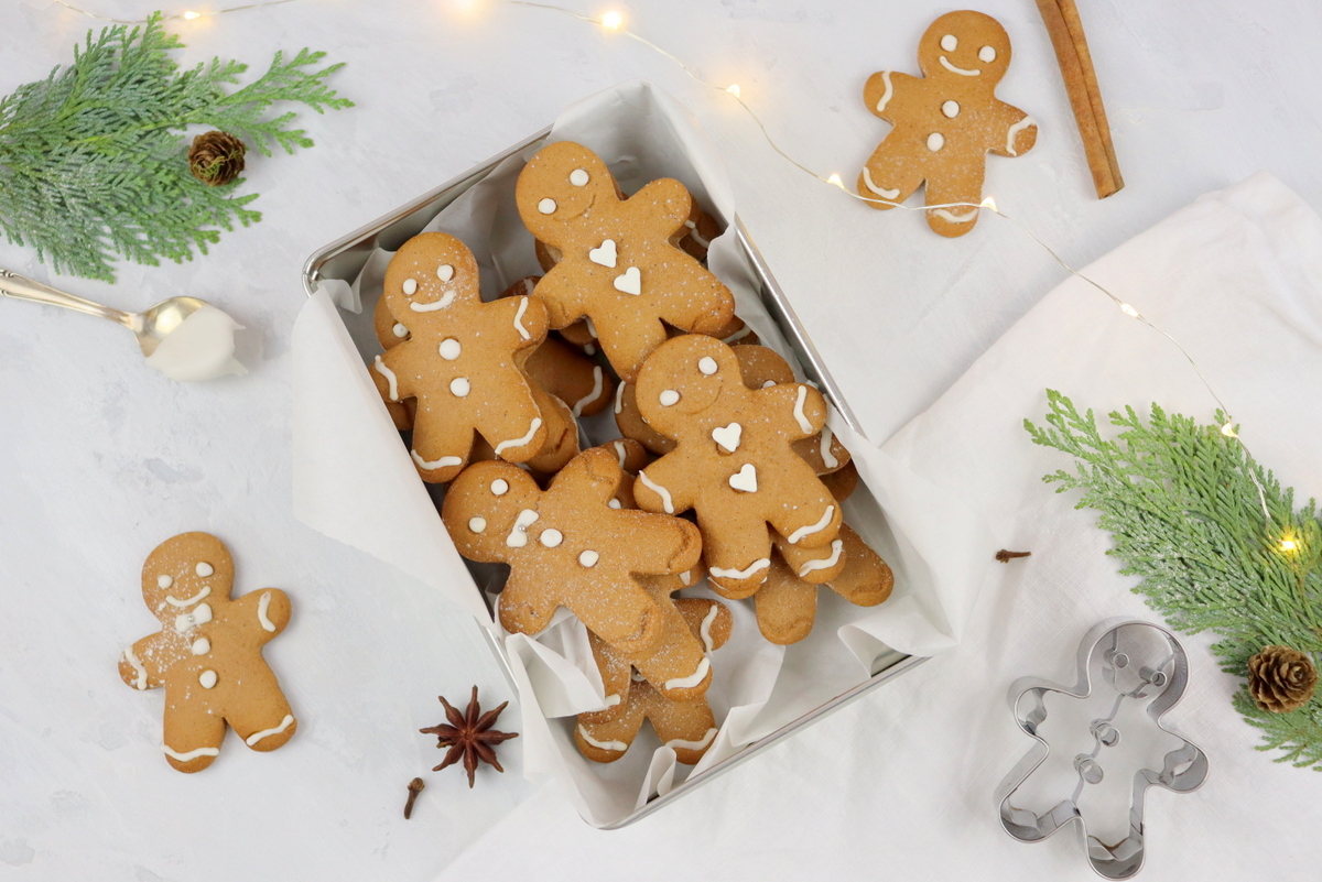 leckeres Weihnachtplätzchen Lebkuchenmänner Rezept