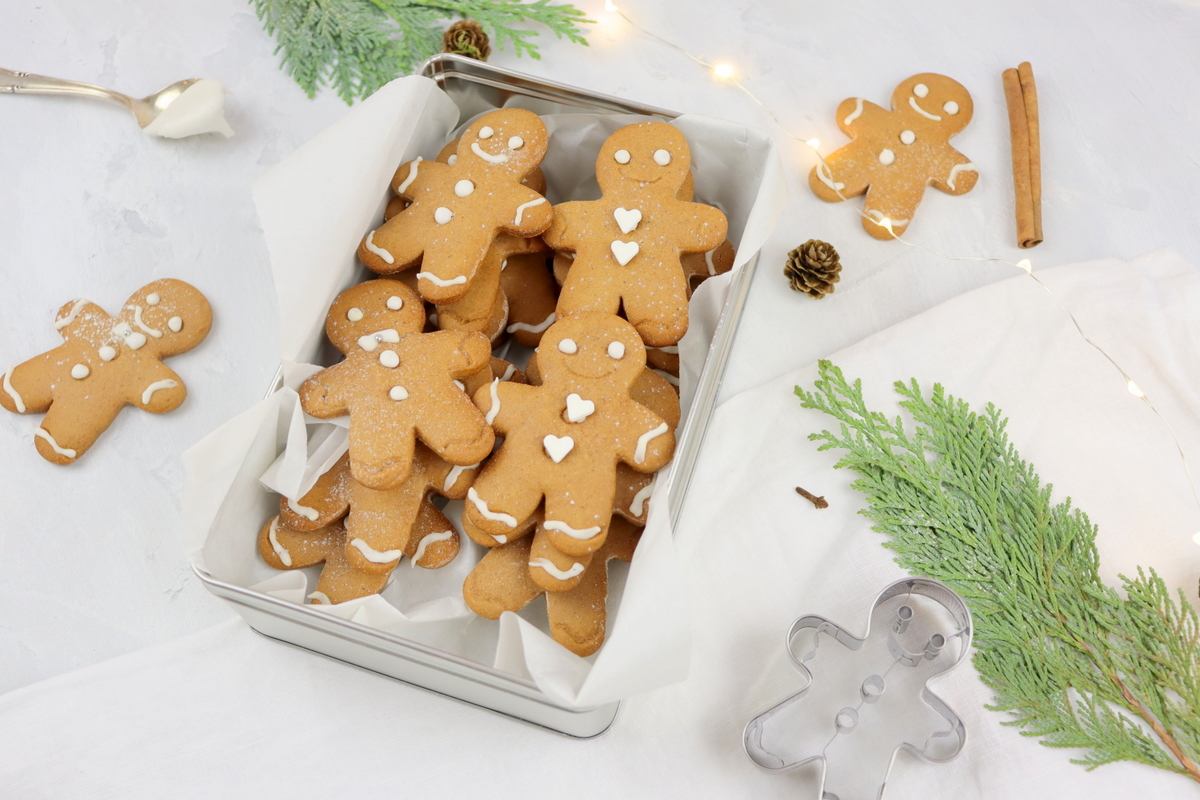 leckeres Weihnachtplätzchen Lebkuchenmänner Rezept
