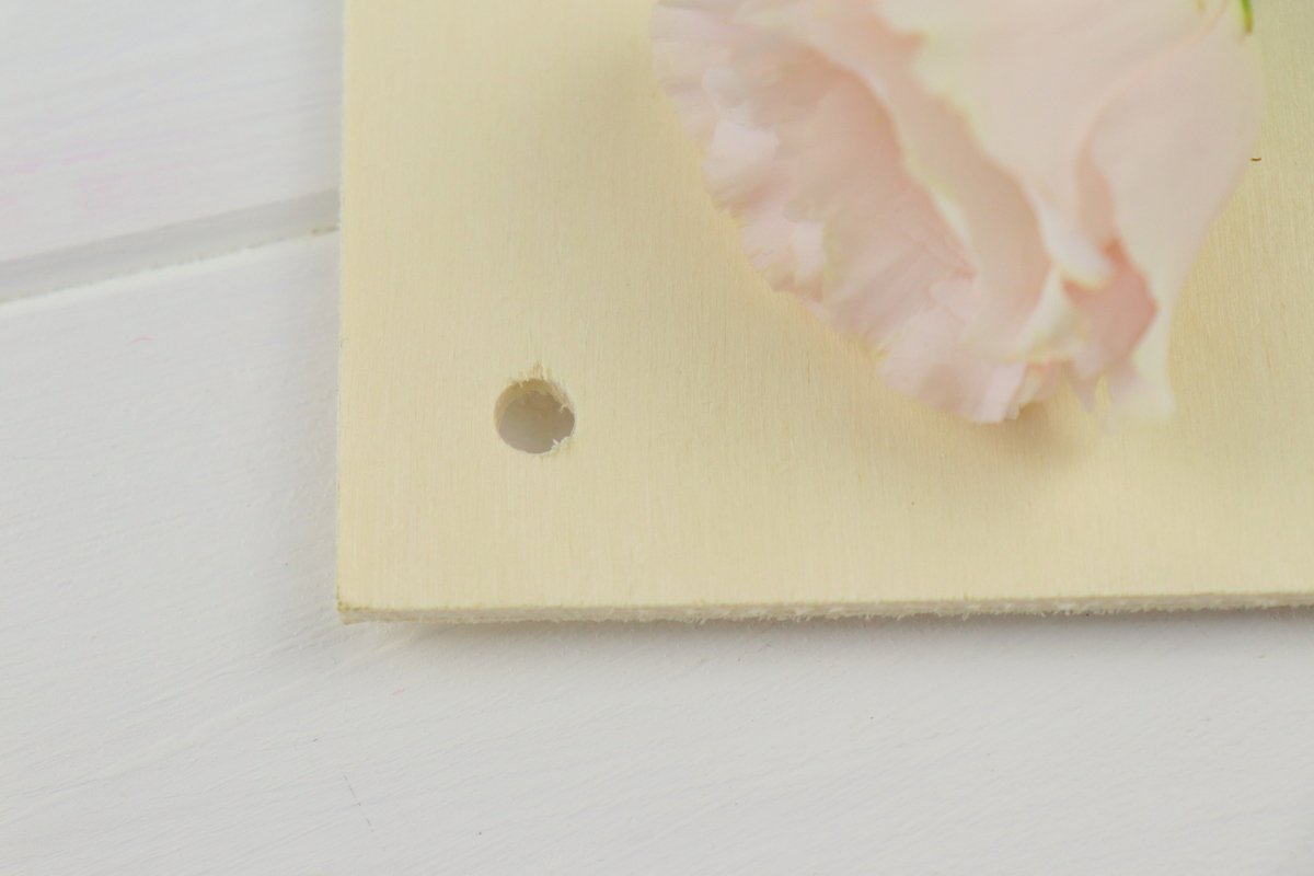 DIY selbstgebaute Blumenpresse aus Holz