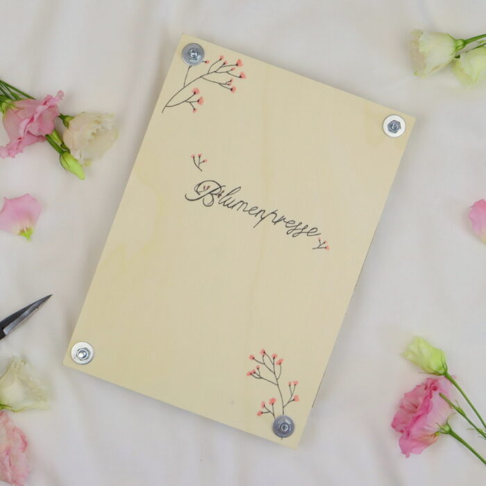 DIY – Blumenpresse aus Holz einfach selber bauen
