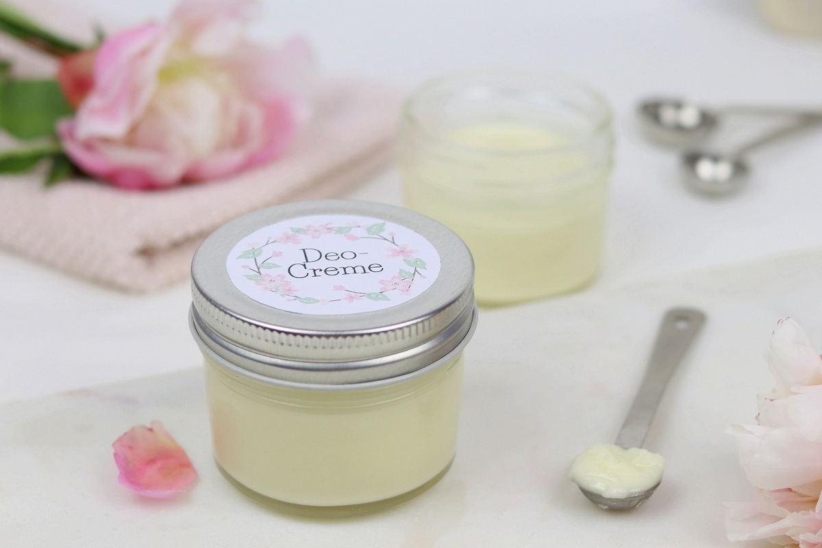 DIY selbstgemachte Deocreme im Einmachglas selber machen