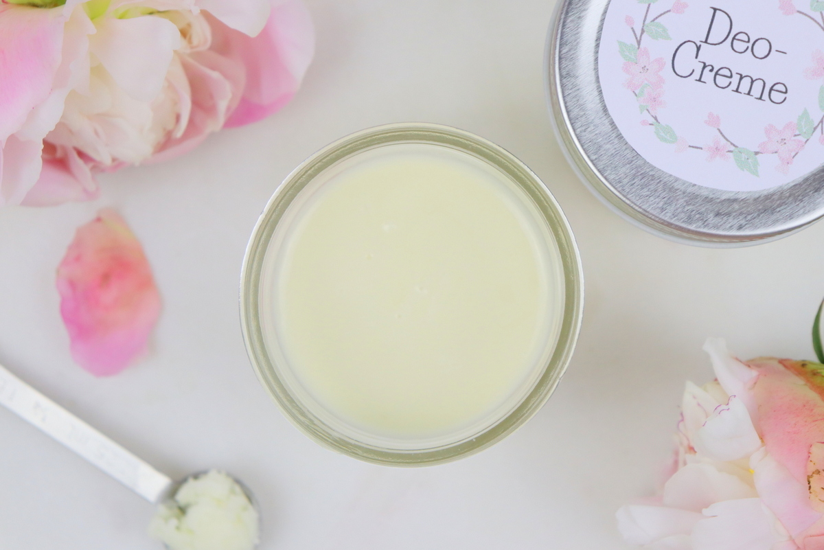 DIY selbstgemachte Deocreme im Einmachglas selber machen