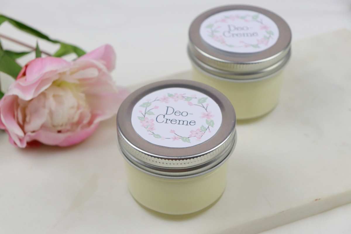 DIY selbstgemachte Deocreme im Einmachglas selber machen