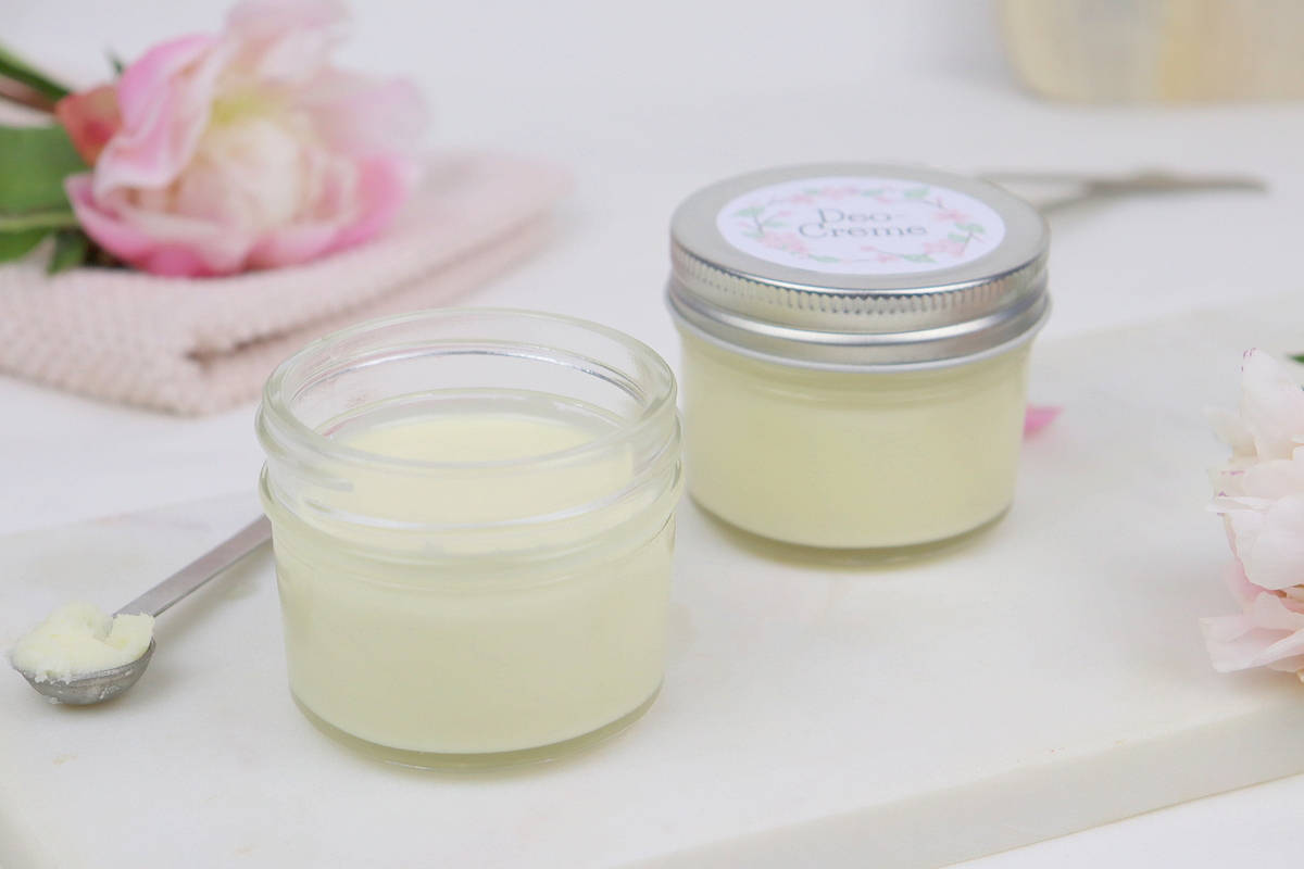 DIY selbstgemachte Deocreme im Einmachglas selber machen