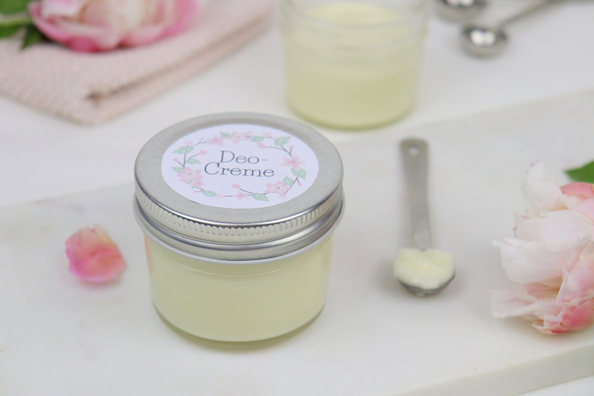 DIY selbstgemachte Deocreme im Einmachglas selber machen