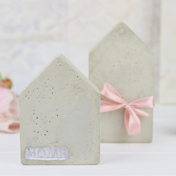 DIY selbstgemachte Häuser aus Beton mit Gießform