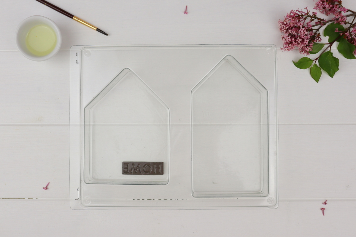 DIY selbstgemachte Häuser aus Beton mit Gießform