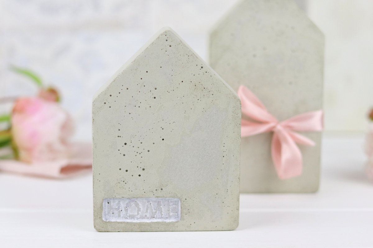 DIY selbstgemachte Häuser aus Beton mit Gießform