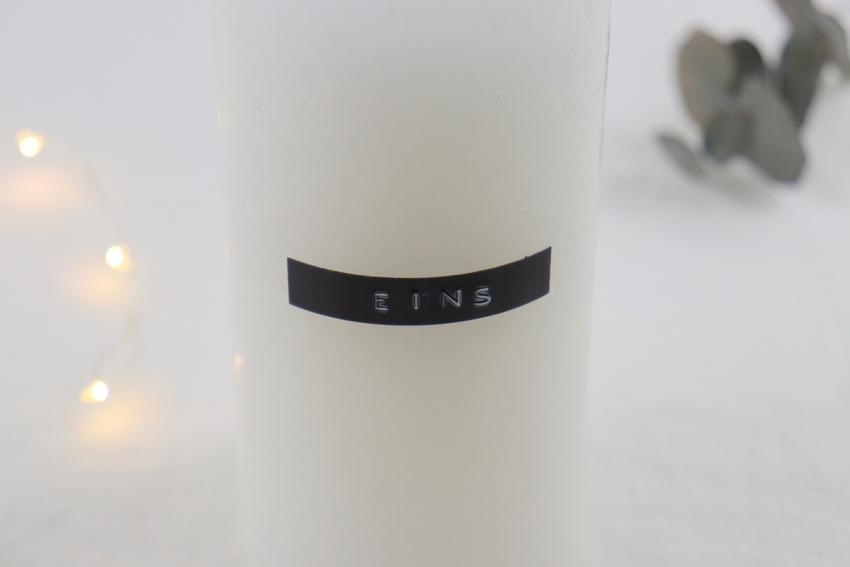 DIY - selbstgemachter minimalistischer Adventskranz